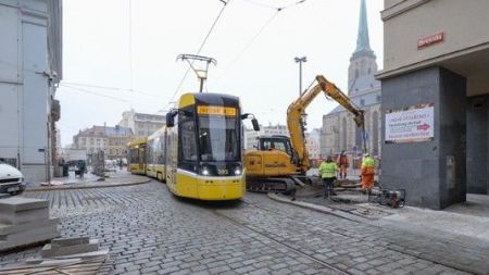 Rekonstrukce tramvajové trati ve Zbrojnické končí